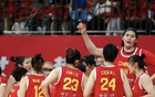 中国女篮战印尼，首发换五人，宫鲁鸣全力以赴，张子宇霸气归来。