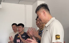 广东庆生，张文逸欢聚，更衣室气氛佳，杜润旺戏谑，杜锋嘱托。