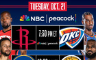 官方：NBA新季10月22日启幕，揭幕战湖勇对决。