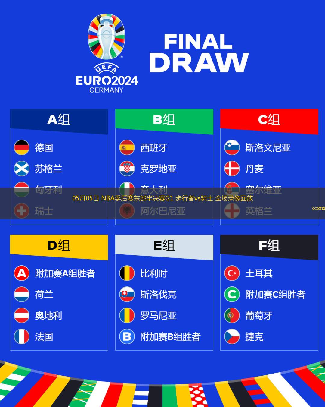 05月05日 NBA季后赛东部半决赛G1 步行者vs骑士 全场录像回放