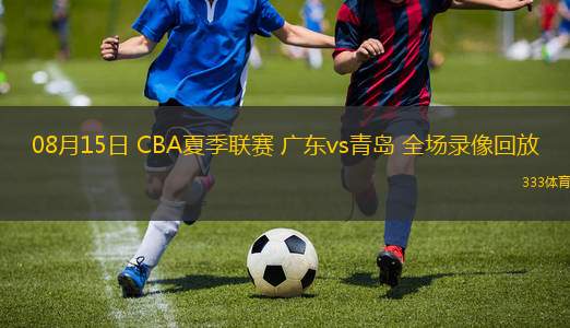 08月15日 CBA夏季联赛 广东vs青岛 全场录像回放