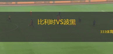 比利时VS波黑