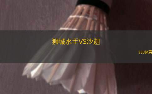 狮城水手VS沙迦