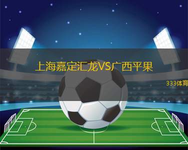 上海嘉定汇龙VS广西平果